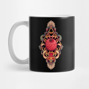 Nouveau Heart Mug